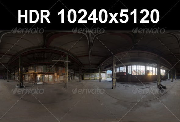 Industry Ruin 07 HDR - 3DOcean Item for Sale