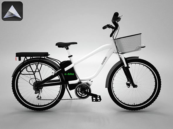 Electric Bike - 3DOcean Item for Sale