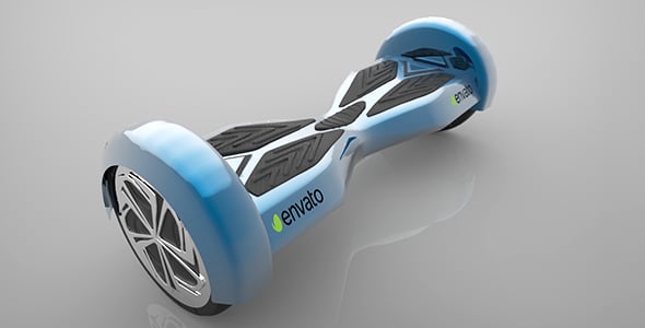 3D Hover Board - 3DOcean Item for Sale