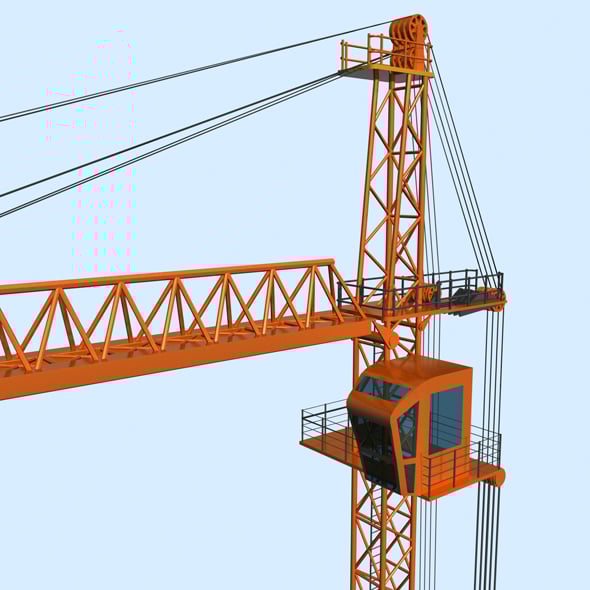 Tower Crane - 3DOcean Item for Sale