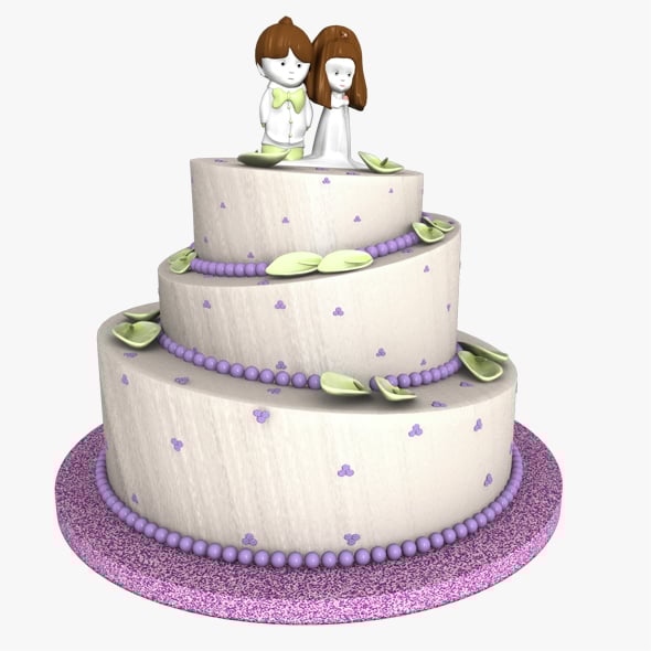 Weeding Cake - 3DOcean Item for Sale