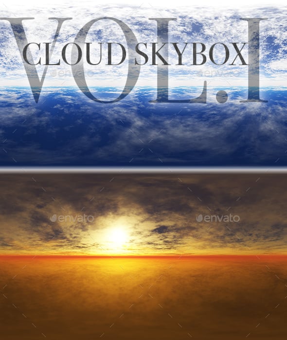 Cloud Skybox Pack Vol.I - 3DOcean Item for Sale