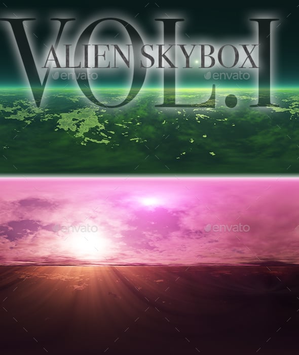 Alien Skybox Pack Vol.I - 3DOcean Item for Sale