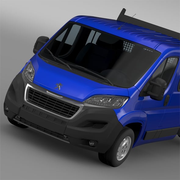 Peugeot Boxer Crew Cab Truck 2016 - 3DOcean Item for Sale