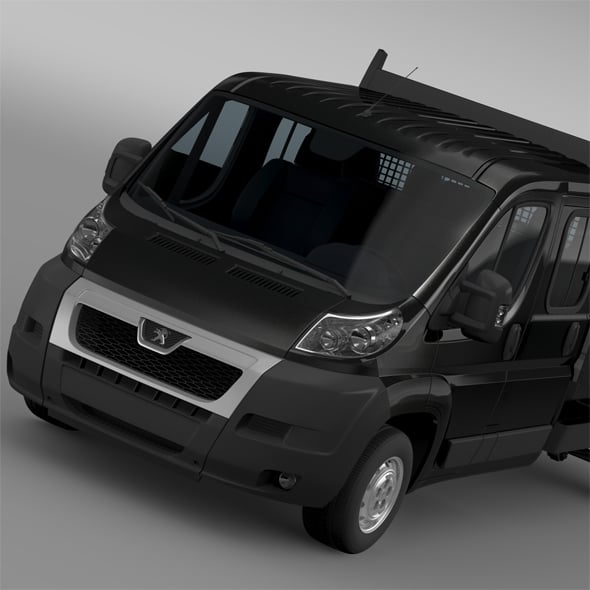 Peugeot Boxer Crew Cab Truck 2009-2014 - 3DOcean Item for Sale