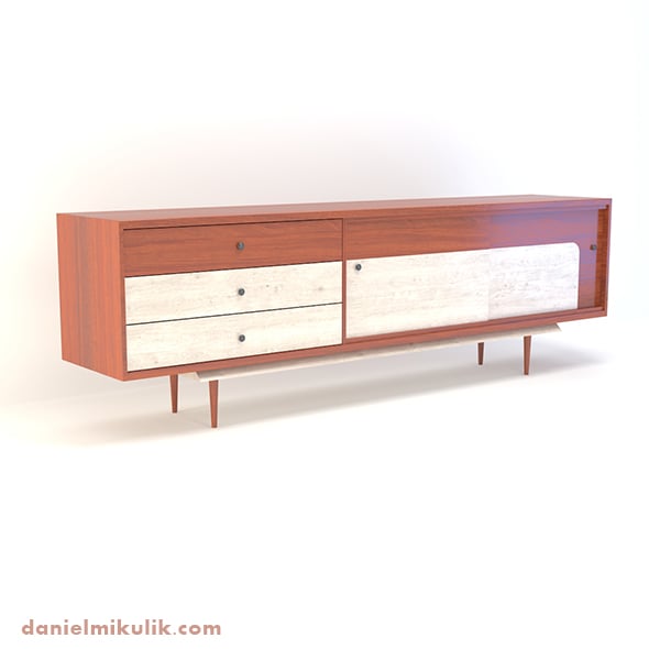 Retro Cupboard #4 - 3DOcean Item for Sale