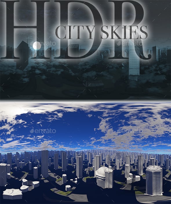 HDR City Skies - 3DOcean Item for Sale