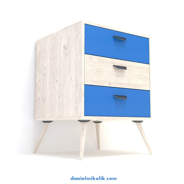 Retro Cupboard #11 - 3DOcean Item for Sale