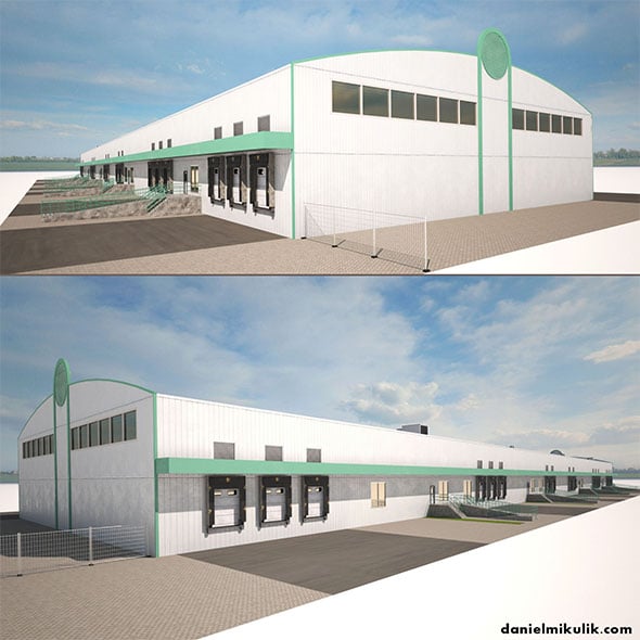 Magazine Building - 3DOcean Item for Sale