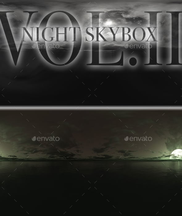Night Skybox Pack Vol.II - 3DOcean Item for Sale