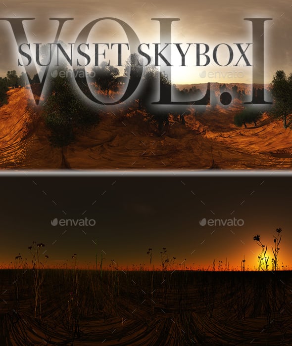 Sunset Skybox Pack Vol.I - 3DOcean Item for Sale