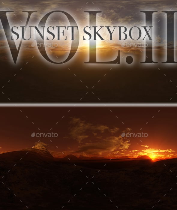 Sunset Skybox Pack Vol.II - 3DOcean Item for Sale