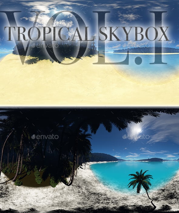 Tropical Skybox Pack Vol.I - 3DOcean Item for Sale