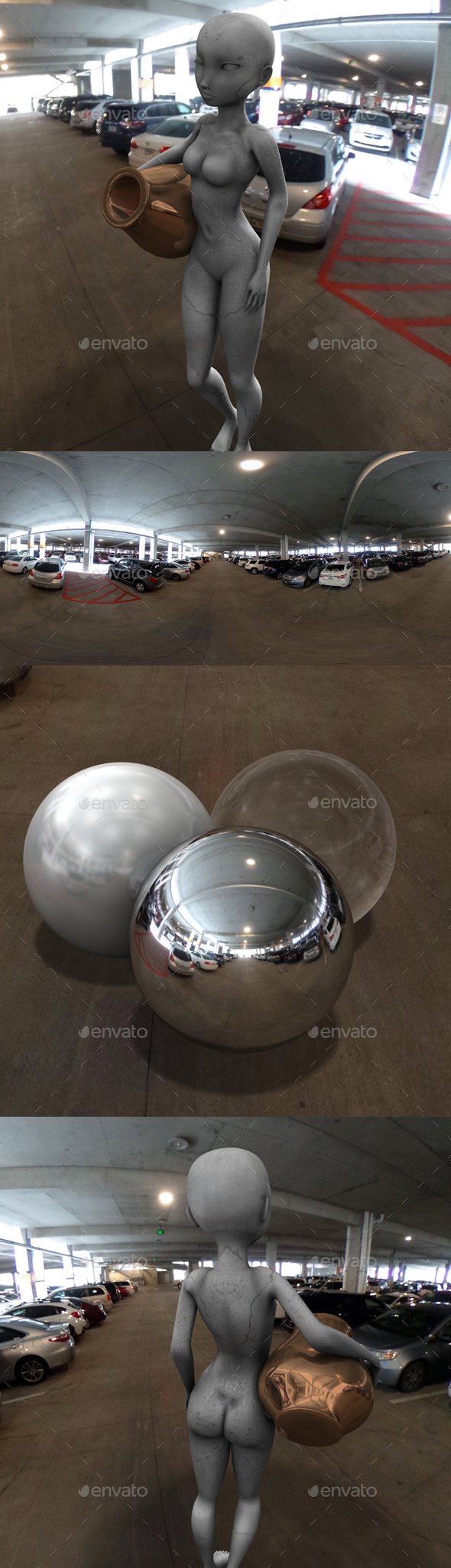Indoor Car Park HDRI - 3DOcean Item for Sale