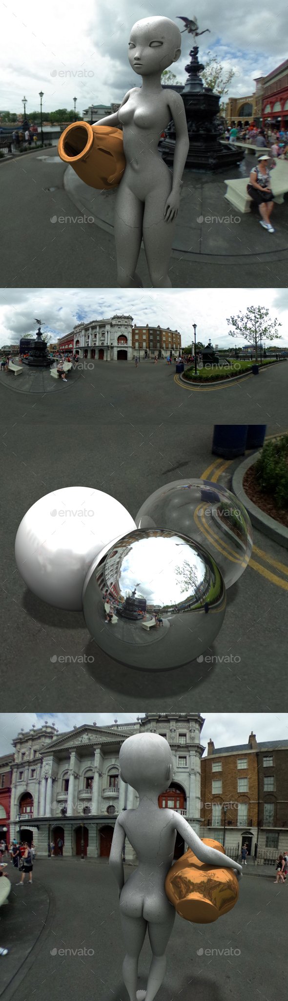 Overcast Cloudy Street HDRI - 3DOcean Item for Sale