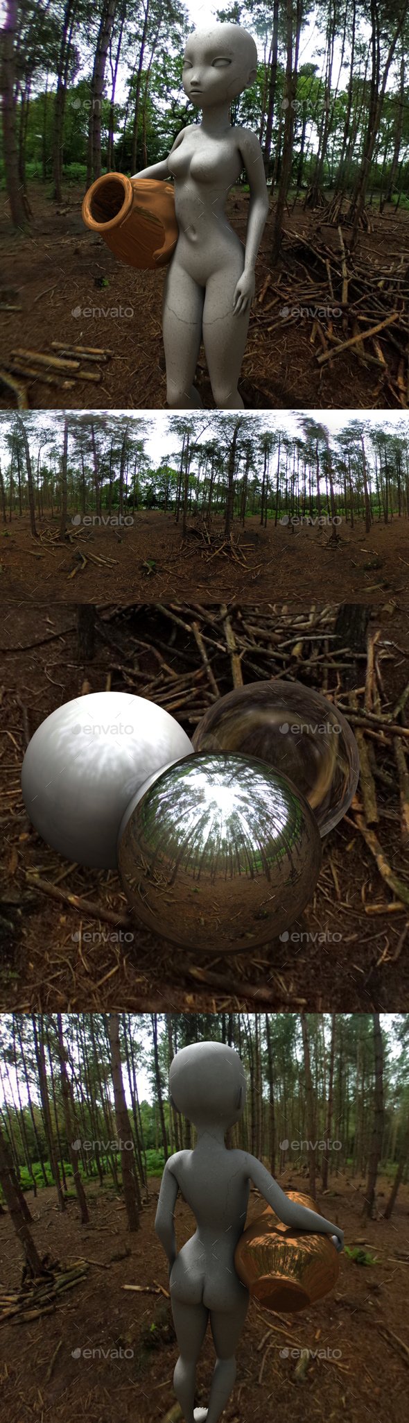 Damp Forest HDRI - 3DOcean Item for Sale