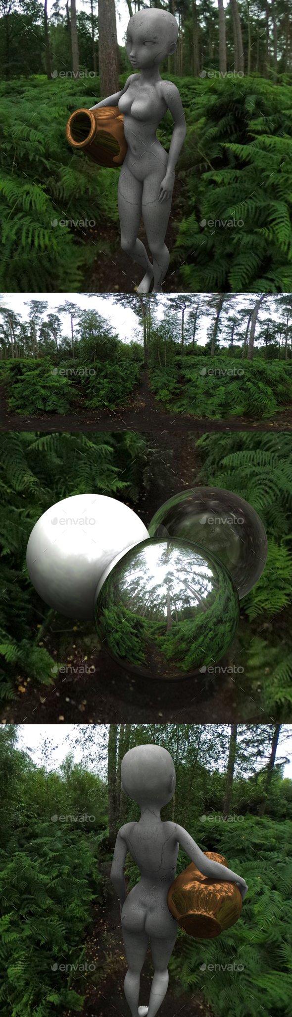 Fern Forest HDRI - 3DOcean Item for Sale