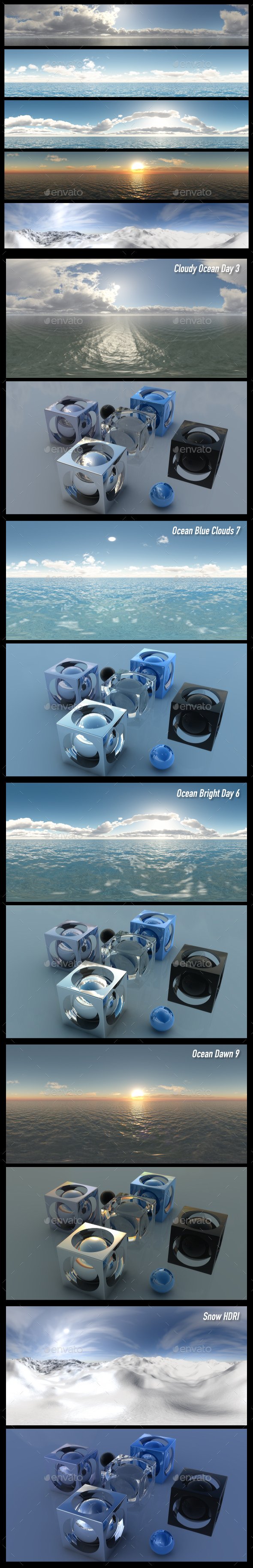 HDRI Pack 10 - 3DOcean Item for Sale