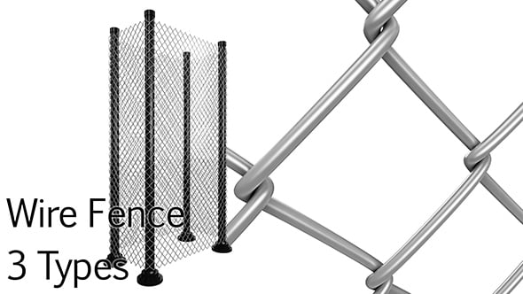 Wire Fence pack - 3DOcean Item for Sale