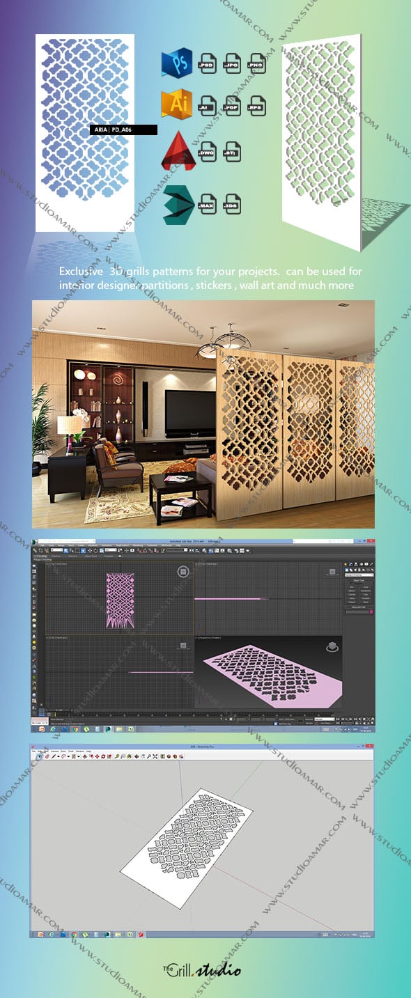 Aria (3d screen) PD_A06 - 3DOcean Item for Sale
