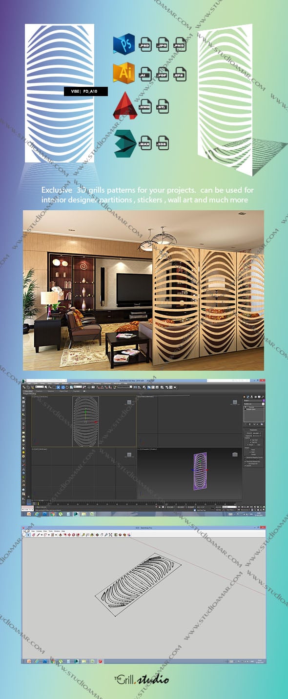 vibe (3d screens ) PD_A10 - 3DOcean Item for Sale
