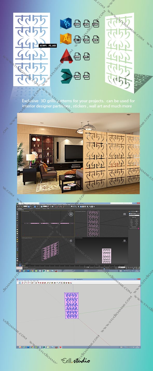 Script (3D screen) PD_A02 - 3DOcean Item for Sale