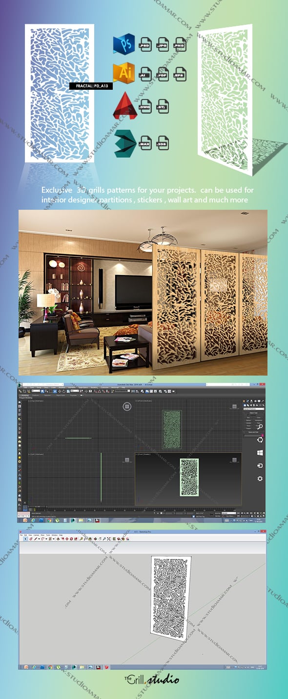 Fractal (3D Screen) PD_A13 - 3DOcean Item for Sale