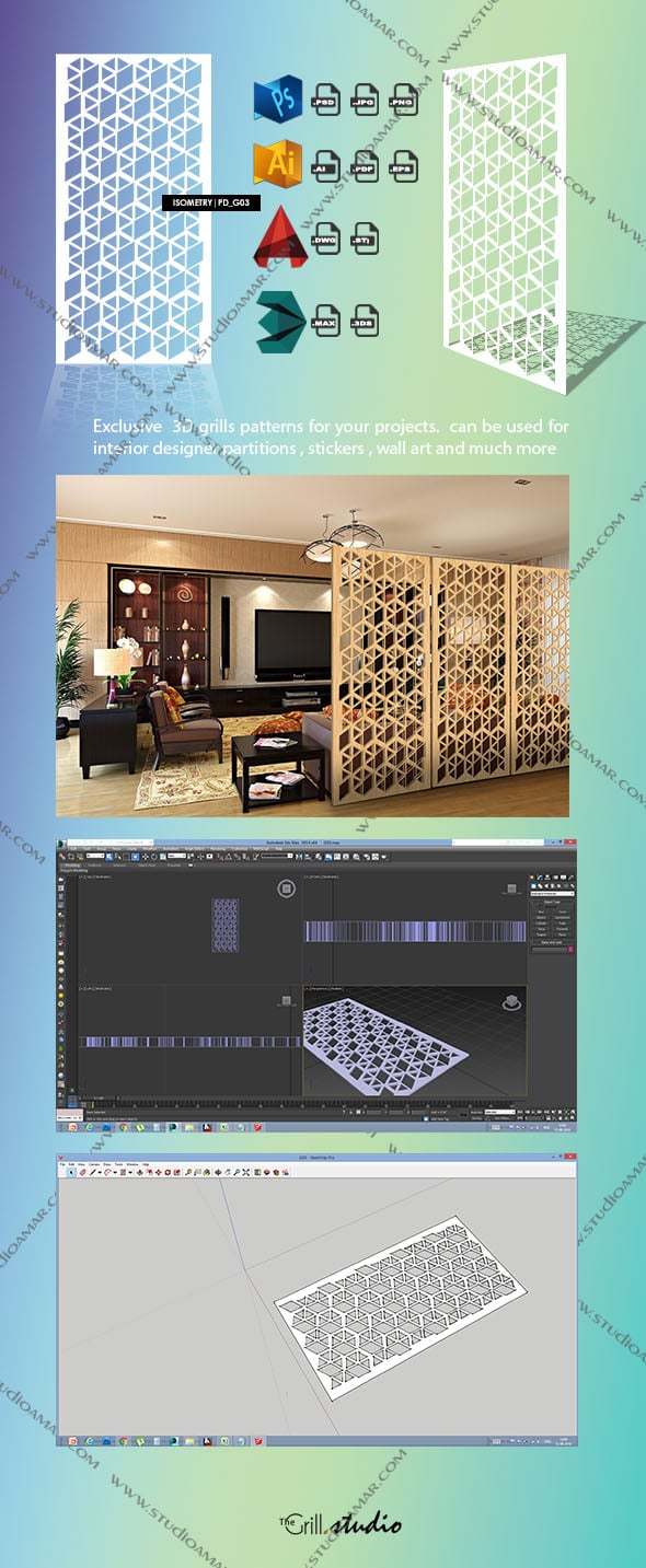 isometry (3D screen ) PD_G03 - 3DOcean Item for Sale
