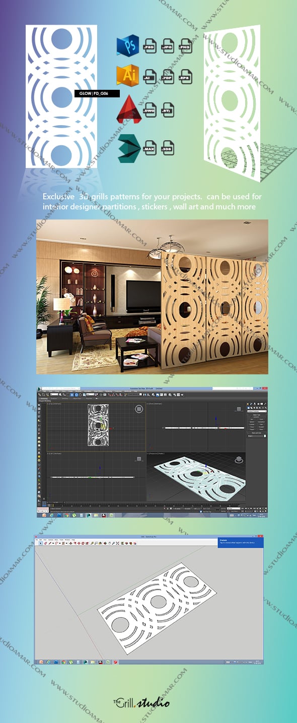 Glow (3D screen) PD_G06 - 3DOcean Item for Sale