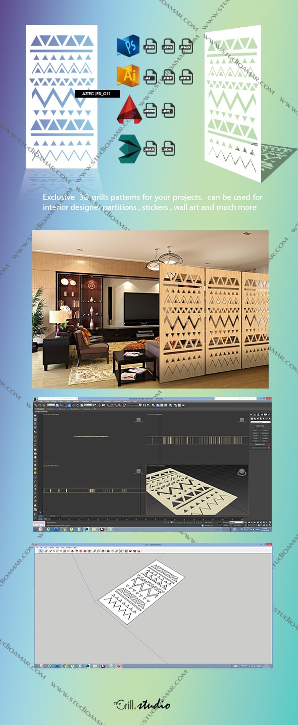 Aztec (3D screen) PD_G11 - 3DOcean Item for Sale