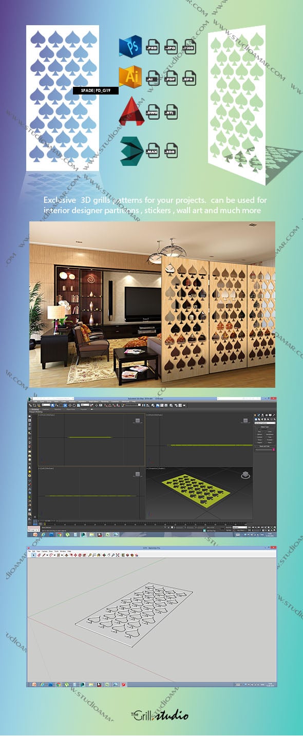 Spade (3D screen) PD_G19 - 3DOcean Item for Sale