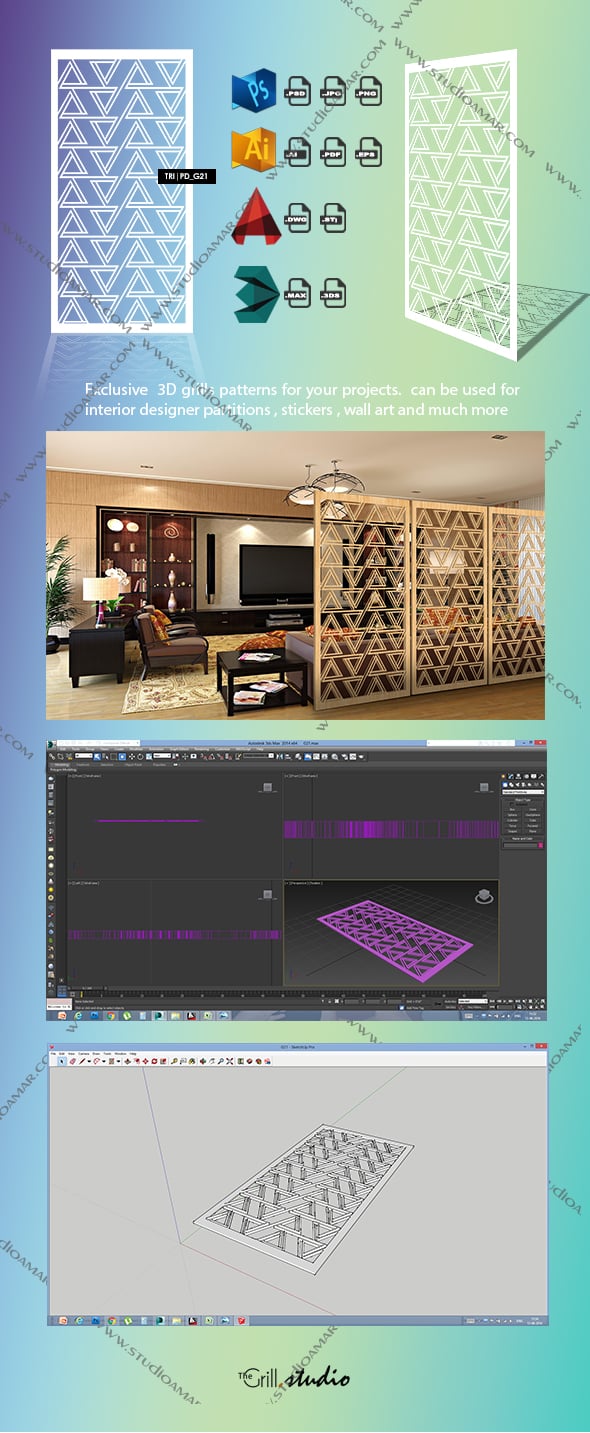 Tri (3D screen) PD_G21 - 3DOcean Item for Sale