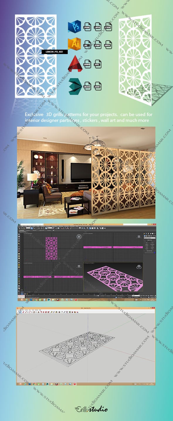 Lemon (3d screens) PD_N01 - 3DOcean Item for Sale