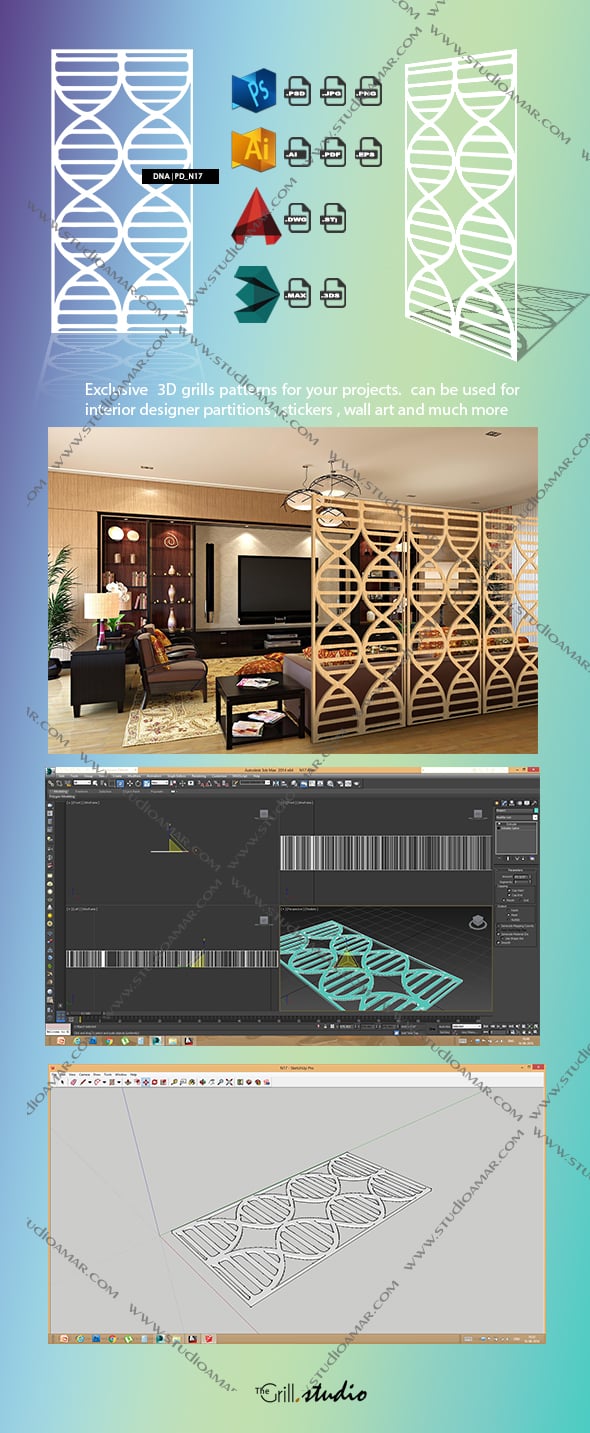 DNA (3d screens) PD_N17 - 3DOcean Item for Sale