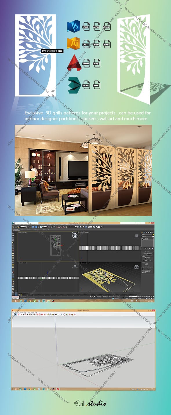 EVE'S TREE (3d screens) PD_N22 - 3DOcean Item for Sale
