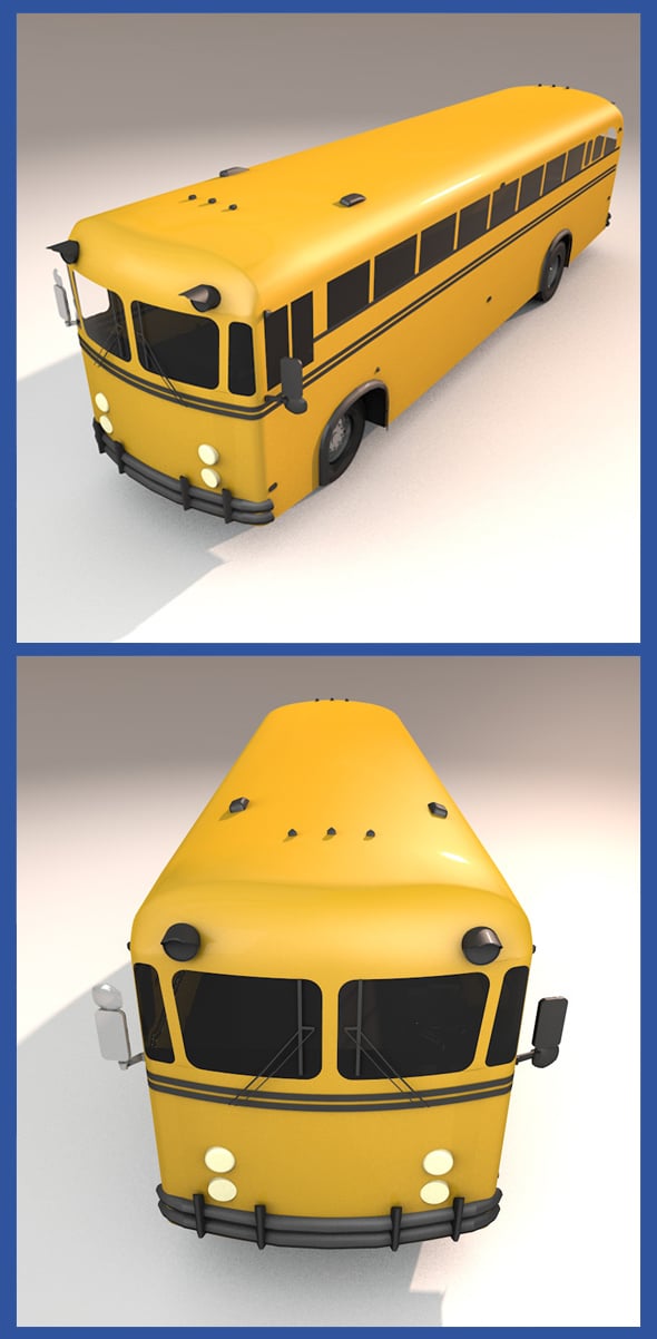 School Bus - 3DOcean Item for Sale