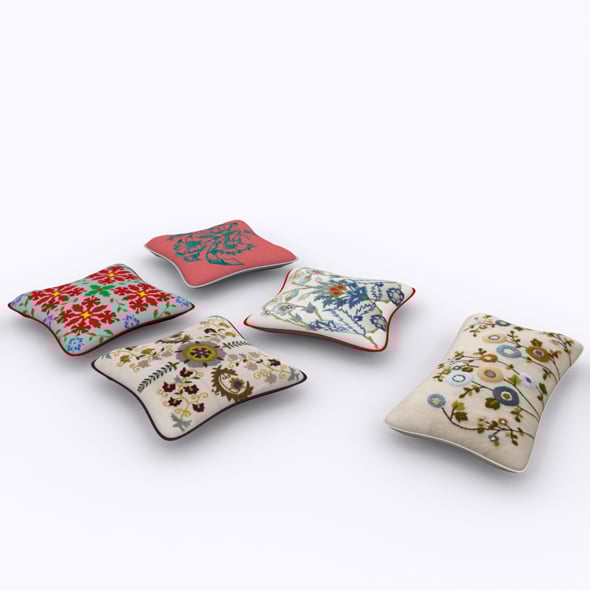 Throw Pillow 5 Item - 3DOcean Item for Sale