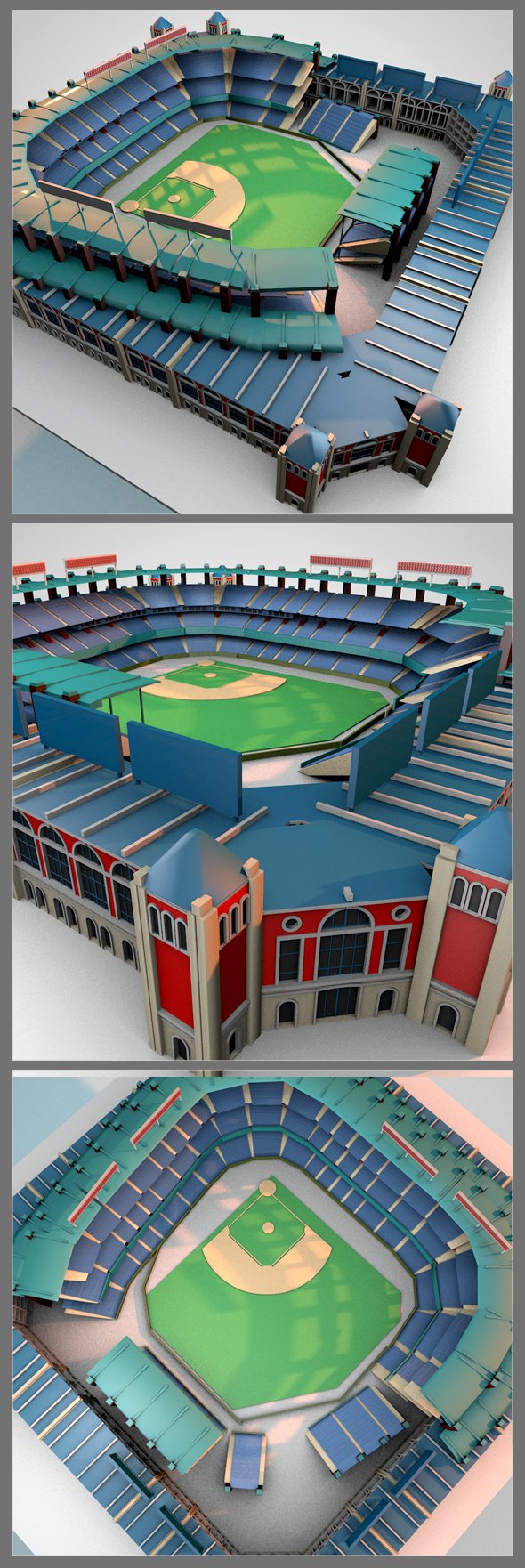 Globe life aprk stadium - 3DOcean Item for Sale