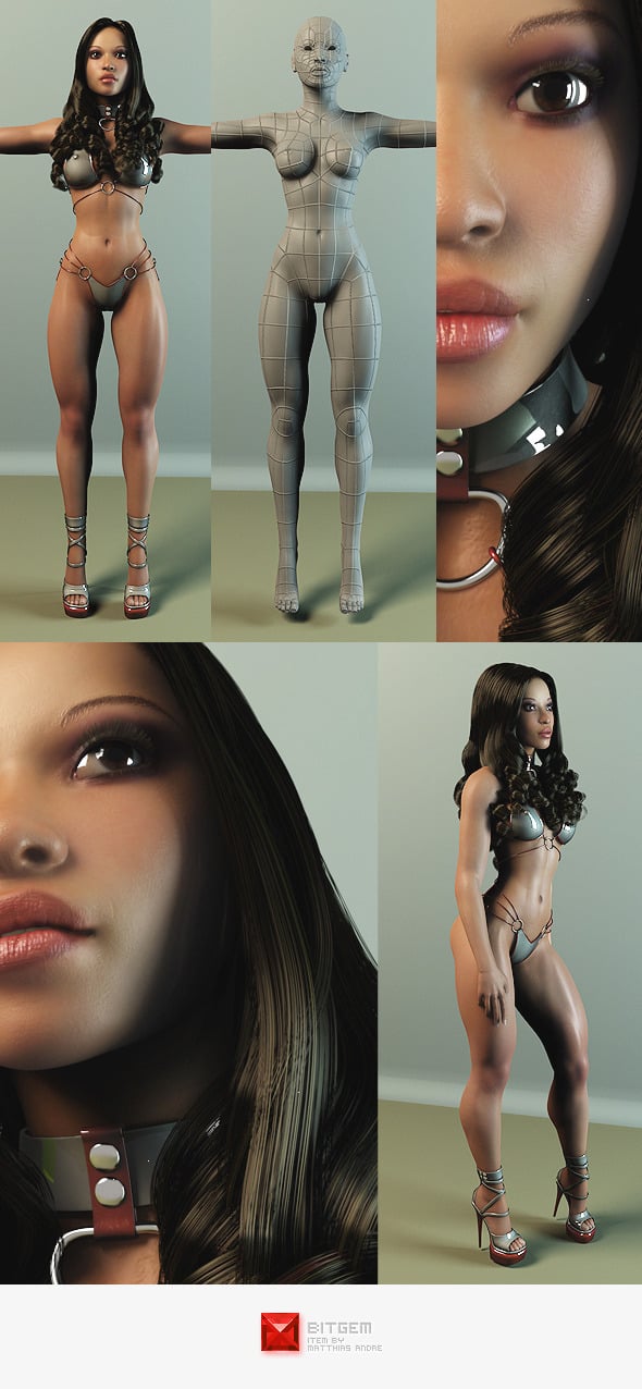 ALEYSHA v.02 - 3DOcean Item for Sale