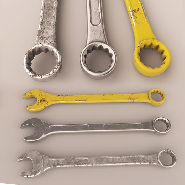 Wrench tool KEY 2 - 3DOcean Item for Sale