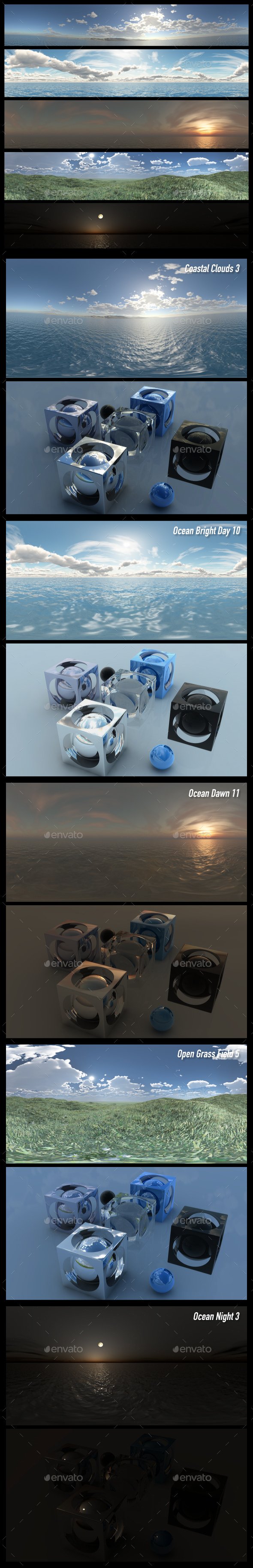HDRI Pack 15 - 3DOcean Item for Sale