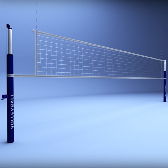 Volleyball net low poly - 3DOcean Item for Sale