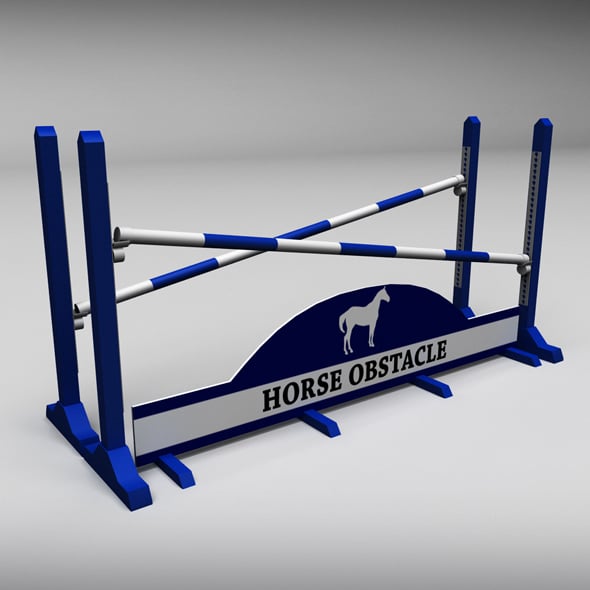 Horse jump obstacle 05 - 3DOcean Item for Sale