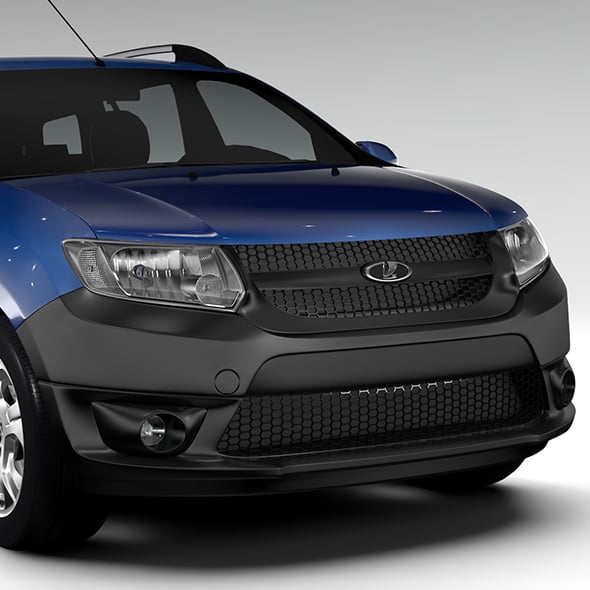 Lada Largus 2016 - 3DOcean Item for Sale