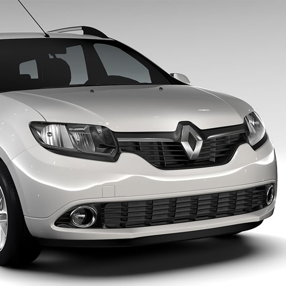 Renault Logan MCV 2016 - 3DOcean Item for Sale