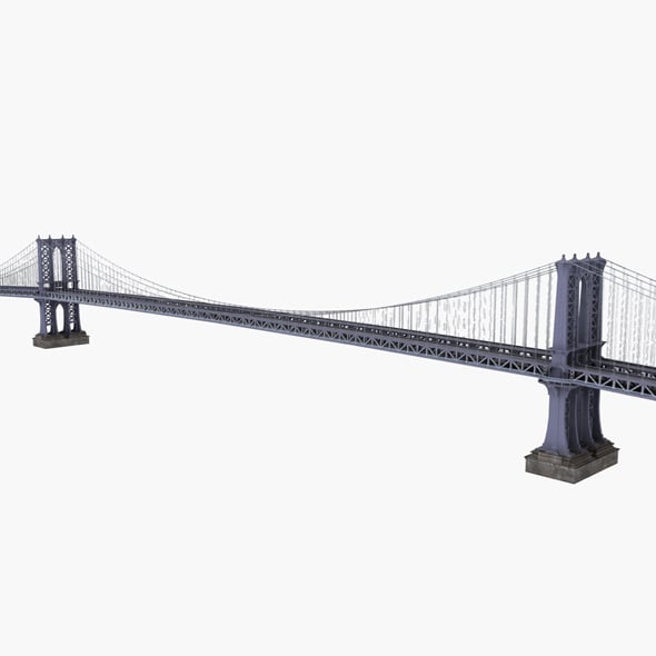 Manhattan Bridge New york - 3DOcean Item for Sale