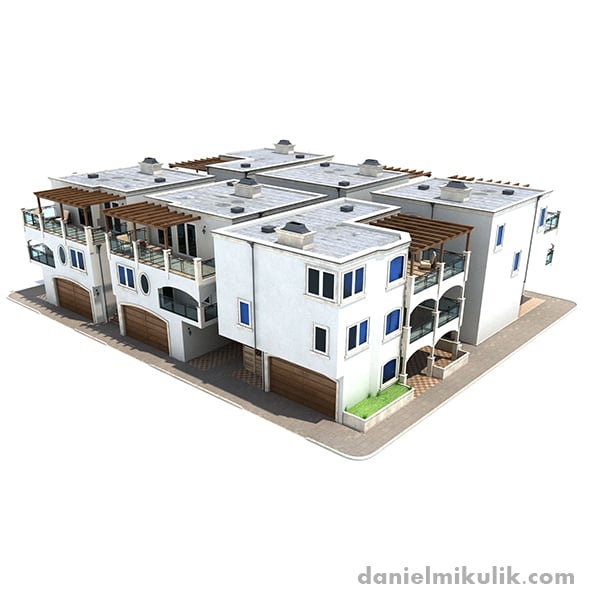 Settlement Los Angeles - 3DOcean Item for Sale