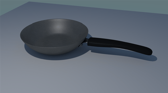 Frying Pan - 3DOcean Item for Sale