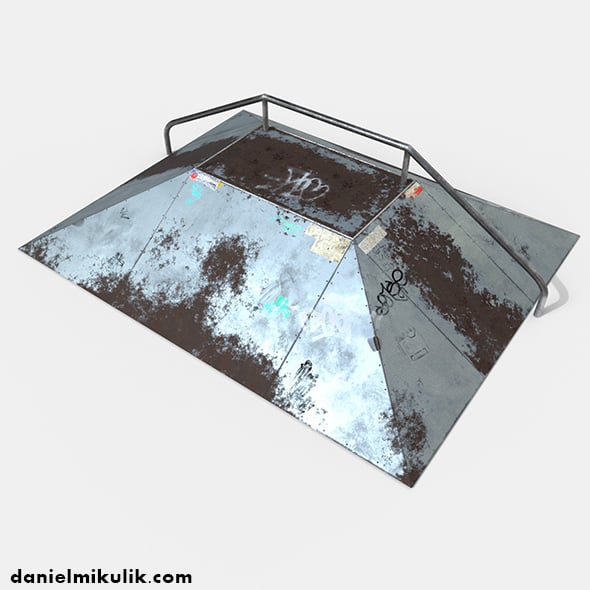 Skate Ramp PBR Textures by Cerebrate | 3DOcean