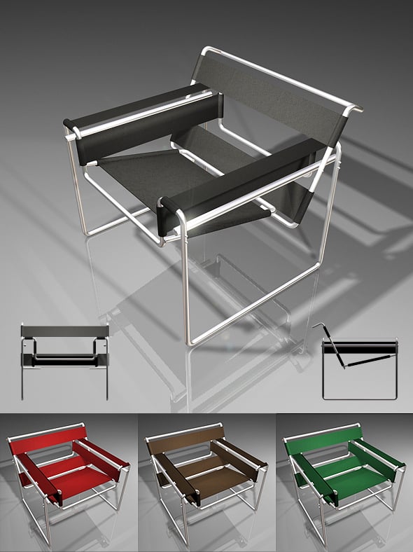 Chair-01 - 3DOcean Item for Sale